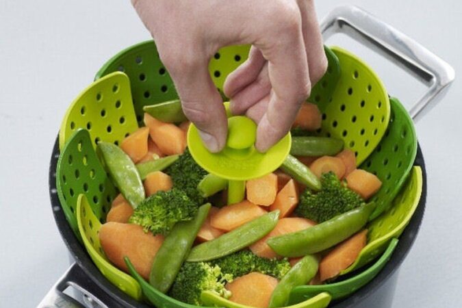 Cozinhar a vapor – cozinha saudável