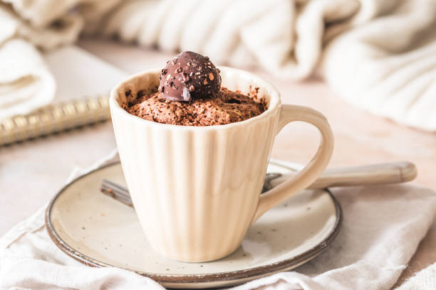 bolo de caneca de chocolate