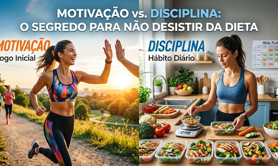Motivação vs. Disciplina: o segredo para não desistir da dieta