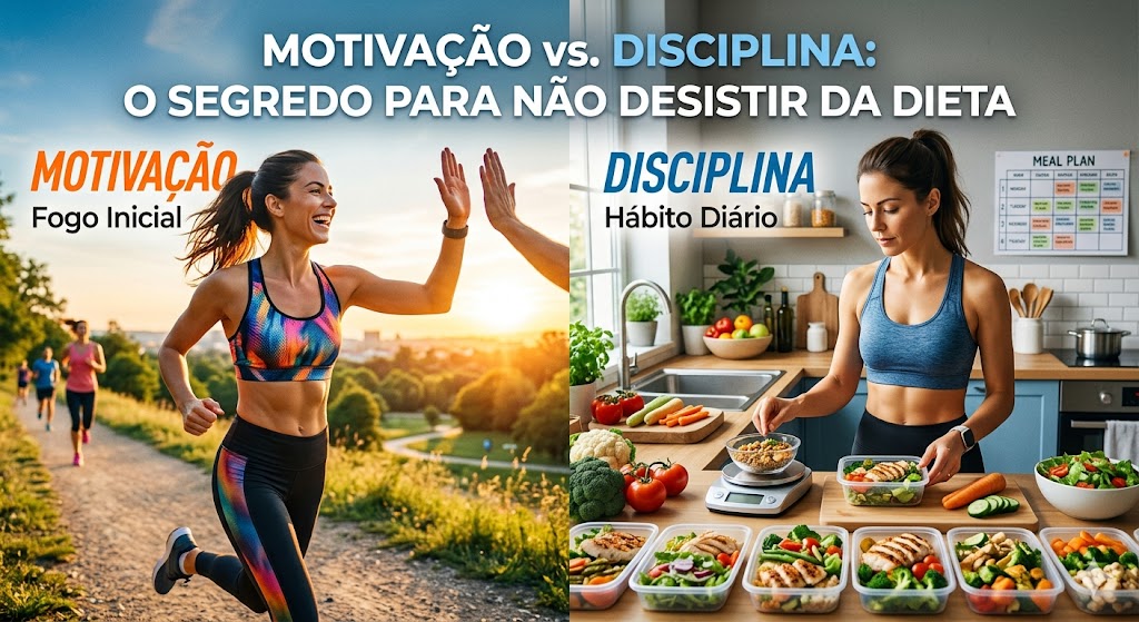 Motivação vs. Disciplina: o segredo para não desistir da dieta