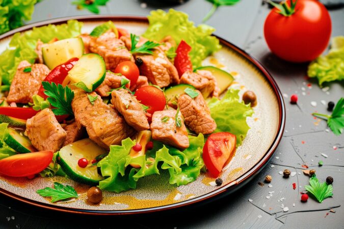 Saladas Completas: Deliciosas e Ricas em Proteína para Almoço