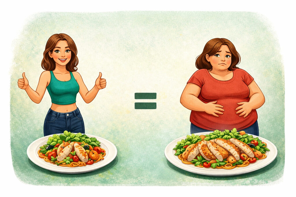 Porções: Porque a Quantidade Importa Mais do que o Alimento