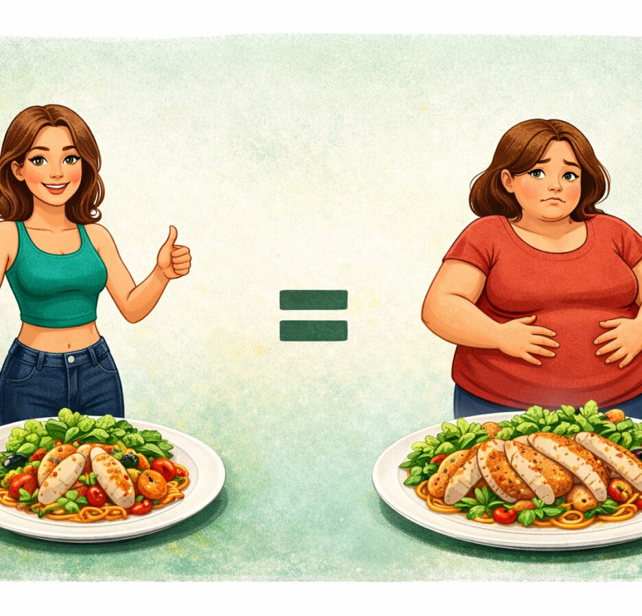 Porções: Porque a Quantidade Importa Mais do que o Alimento