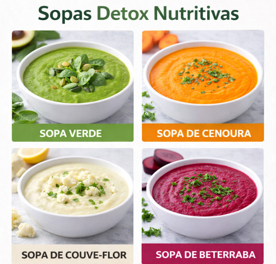 Sopas Detox Nutritivas: Melhores Receitas para Emagrecer