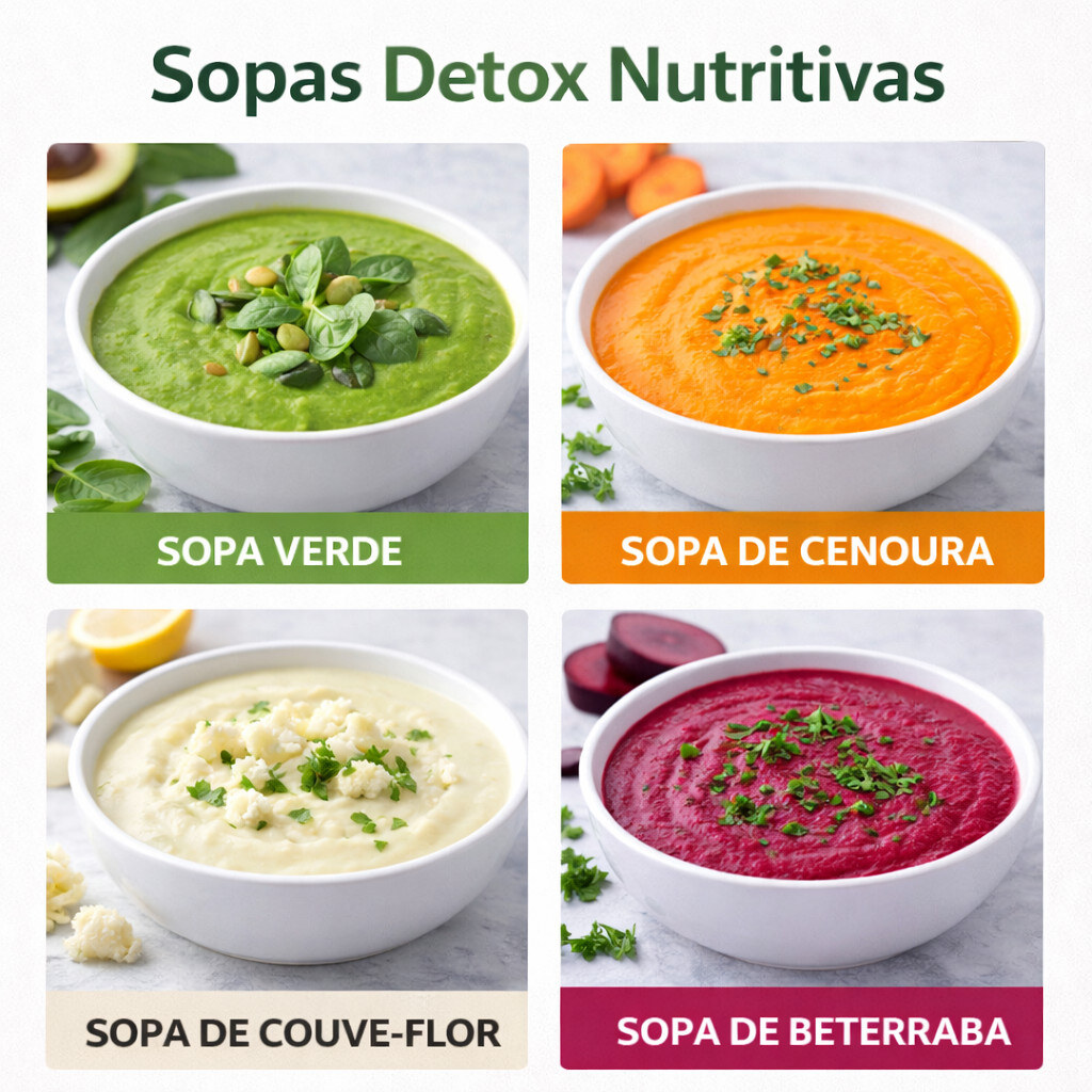 Sopas Detox Nutritivas: Melhores Receitas para Emagrecer