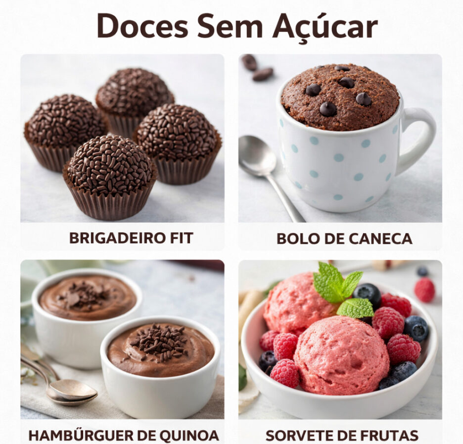 Doces Sem Açúcar: Exclusivos e Irresistíveis para a Dieta!