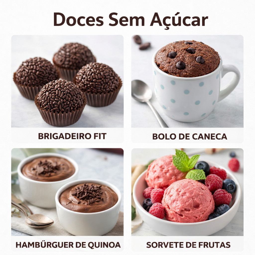 Doces Sem Açúcar: Exclusivos e Irresistíveis para a Dieta!