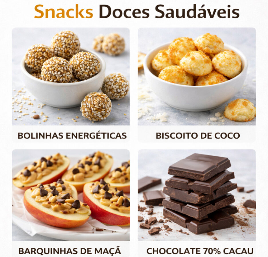 Snacks Doces Saudáveis: Deliciosos e Imperdíveis para Controlar Açúcar