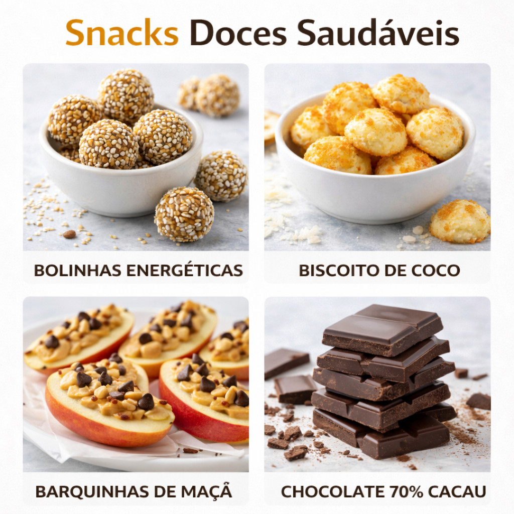 Snacks Doces Saudáveis: Deliciosos e Imperdíveis para Controlar Açúcar