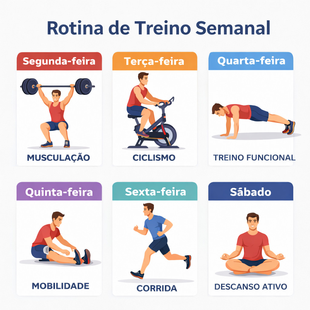 Rotina de Treino Semanal: Imperdível para Iniciantes