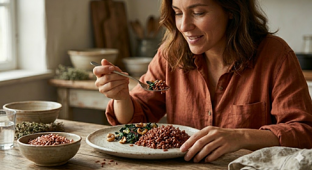 O Poder do Arroz Vermelho: O Superalimento Ancestral da Sua Saúde e Longevidade em Alimentação arroz vermelho