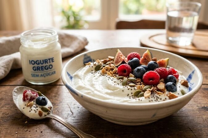 Tabela Nutricional do Iogurte Grego Natural Sem Açúcar: Como Escolher?