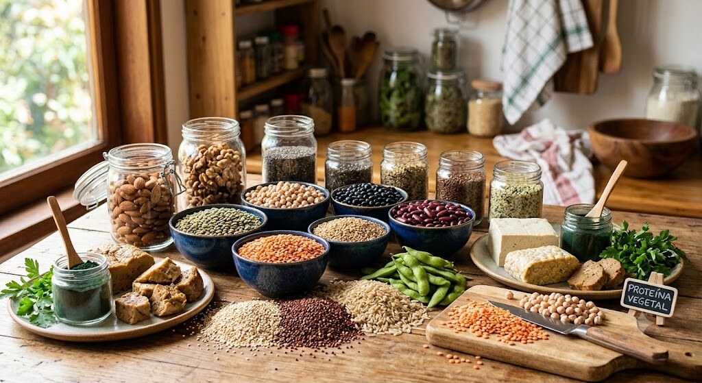 Alimentos Ricos em Proteína Que Ajudam a Preservar Massa Magra em Alimentação proteina vegetal
