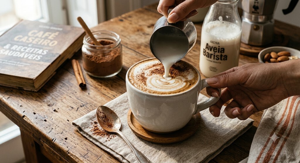 Cappuccino Saudável Caseiro: Cremoso, Rápido e Sem Culpa em Receitas Cappuccino Saudável Caseiro